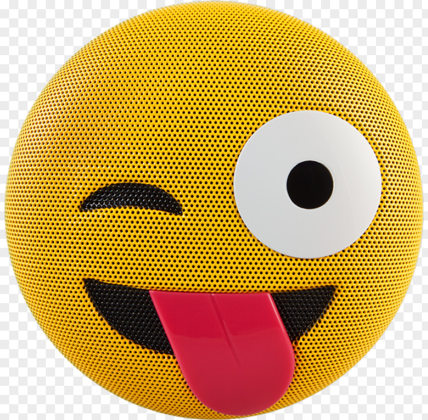 Bluetooth Wireless Speaker JAM Jamoji Loudspeaker Jam Audio Winking Emoji Portable Chocolate Swirl PNG