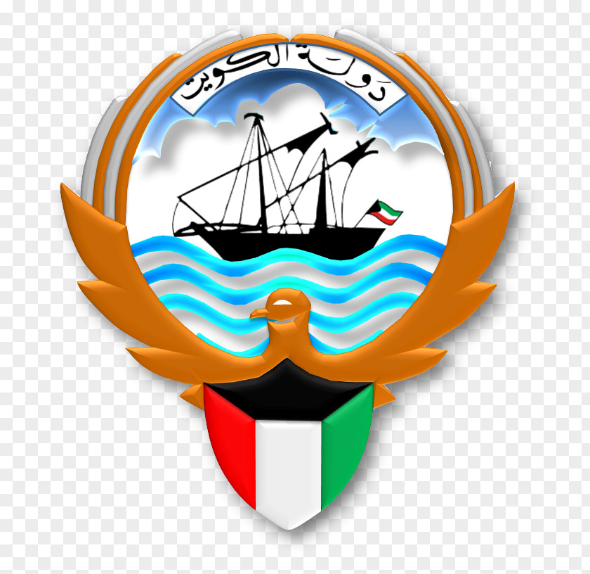 Kuwait Emblem Of Coat Arms Hawk Quraish Flag PNG