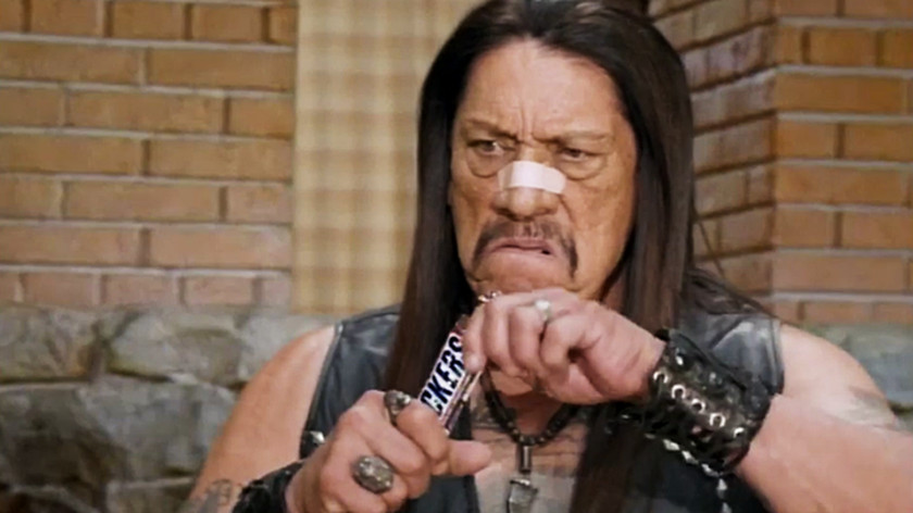 Snickers Danny Trejo Marcia Brady The Bunch Super Bowl PNG