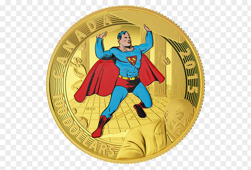 Comic Book Superman Logo Superhero Coin PNG