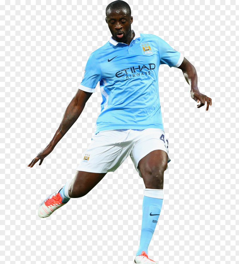 Football Yaya Touré Manchester City F.C. Jersey Player PNG