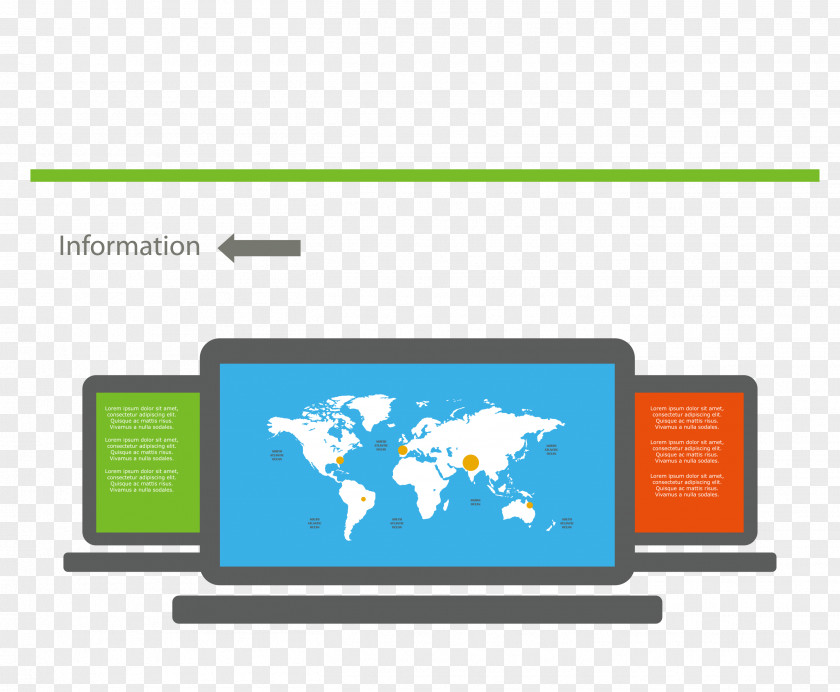 Vector Computer Icon Globe World Map Geography PNG