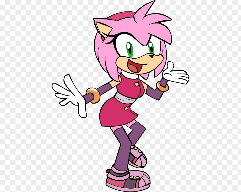 Amy Rose Sonic X Boom Rivals 2 Forces Jump PNG