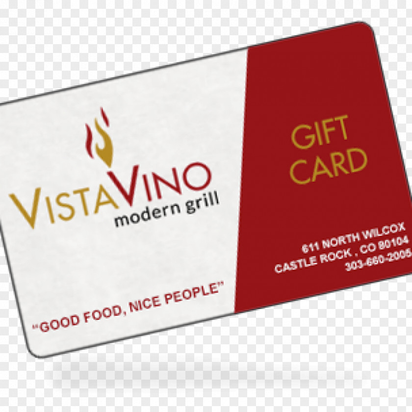 Gift Card VistaVino Modern Grill Discounts And Allowances Credit PNG