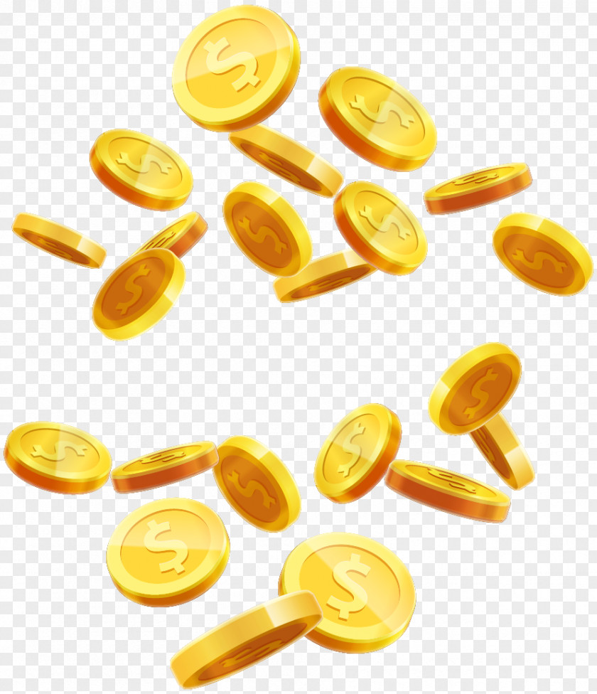Gold Picture Coin PNG