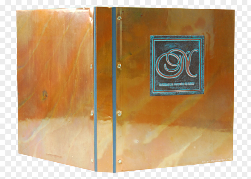 Metallic Copper Rectangle Product PNG