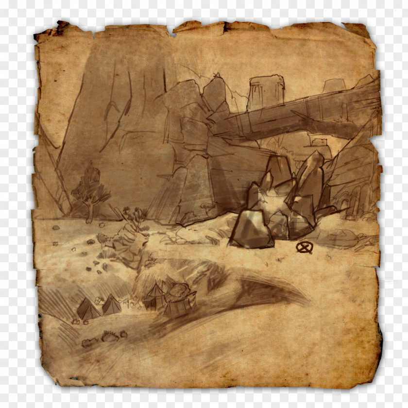 Pirate Map The Elder Scrolls Online II: Daggerfall Rift Treasure PNG