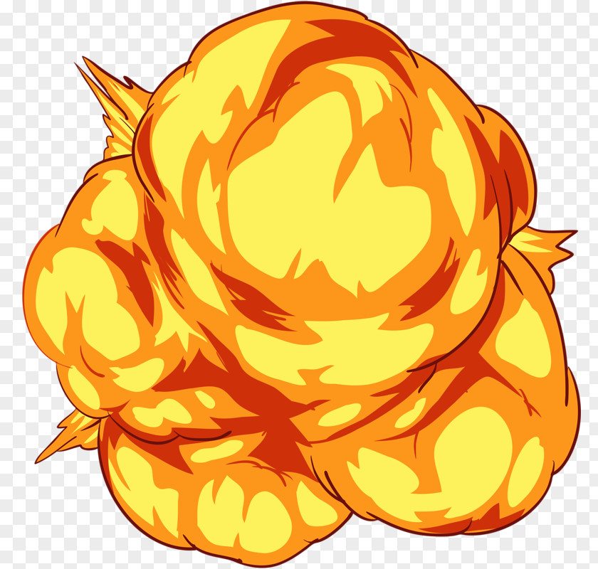 Yellow Explosions Jack-o'-lantern Explosion Illustration PNG