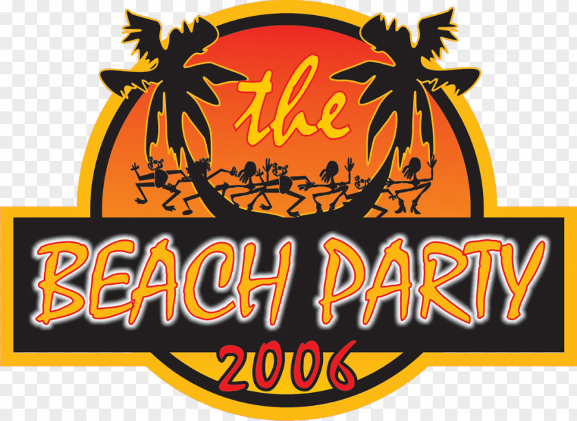 Beach Party Logo Brand Font PNG