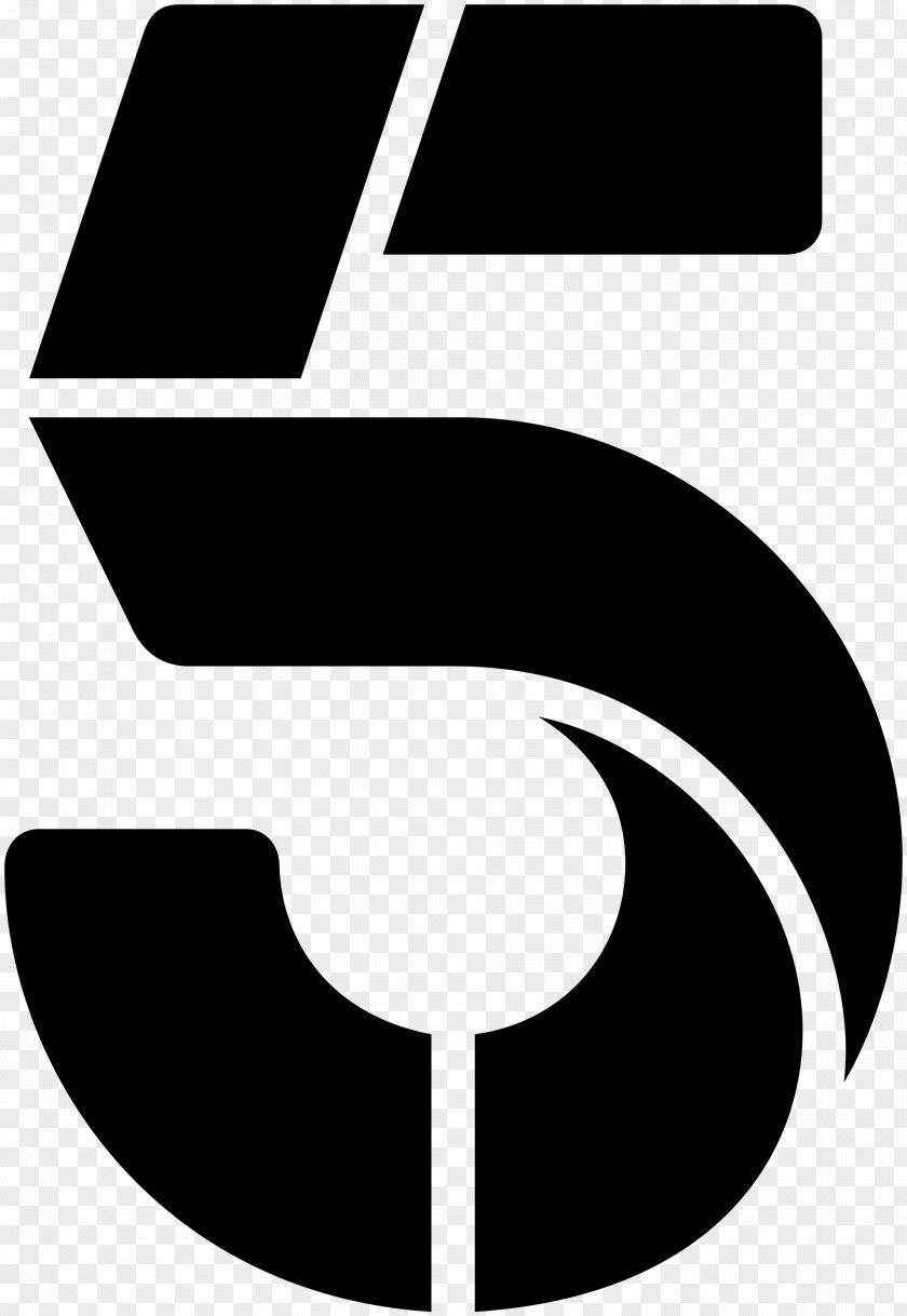 Chanel 5 Channel Television 5USA Broadcasting Logo PNG