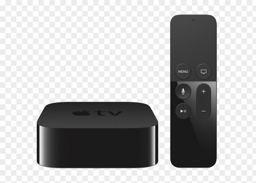 Apple TV (4th Generation) Television Digital Media Player PNG
