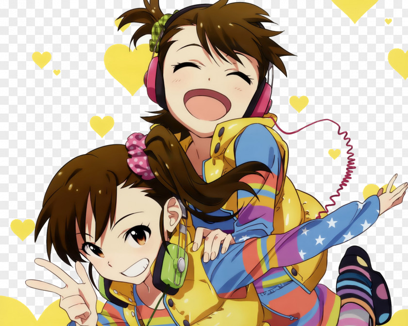 Brown Haired The Idolmaster Ami Futami 錦織敦史アニメーションワークス Telegenic! Seiyu Takuto Tsunashi PNG