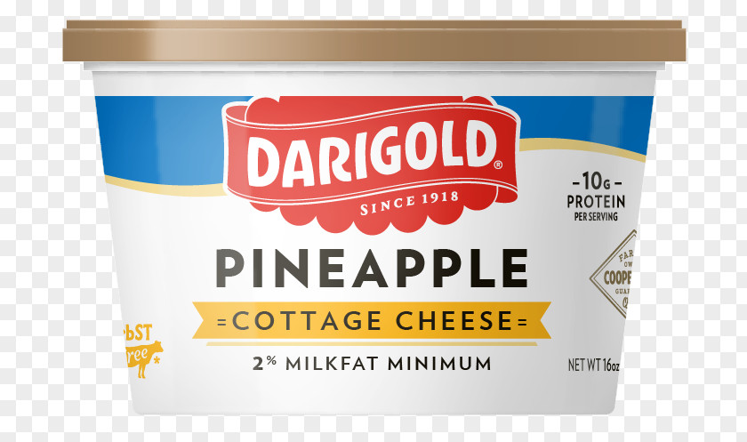 Cottage Cheese Cream Fat Darigold Calorie PNG
