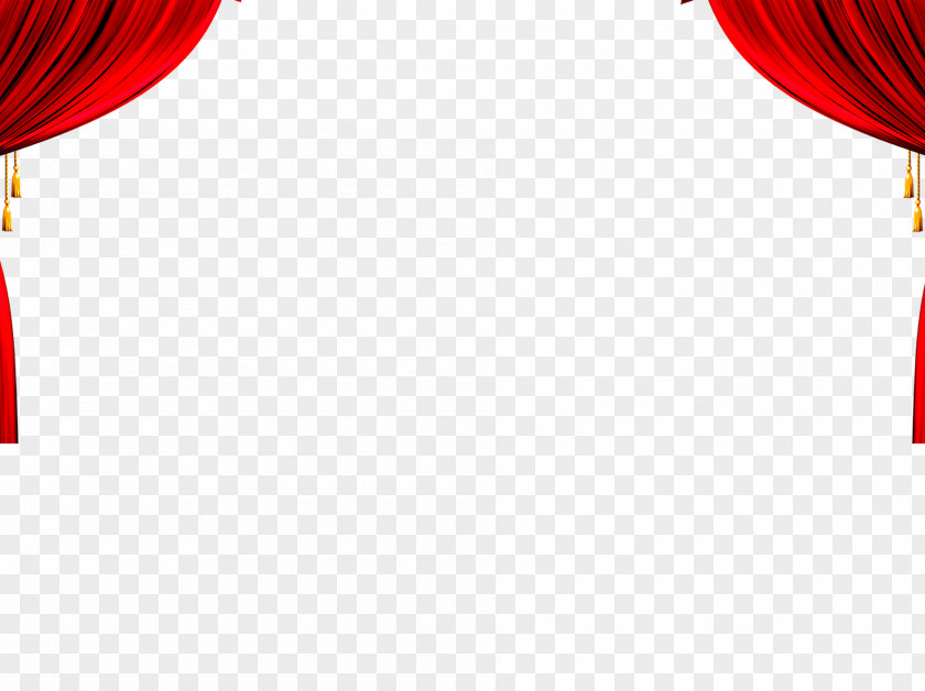 Red Curtains Curtain Download PNG
