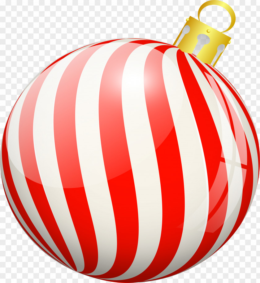 Simple Red Ball Christmas Ornament PNG