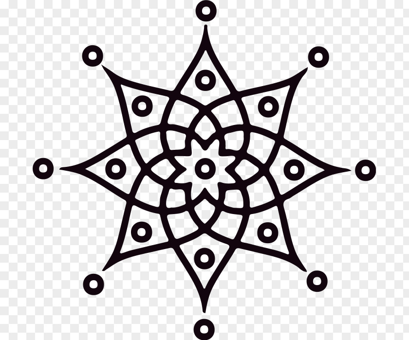 Symbol Mandala Vector Graphics Illustration Image PNG
