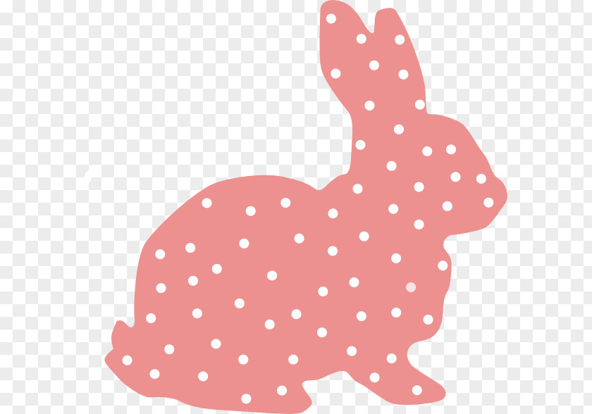 Watercolor Bunny Easter Holland Lop Rabbit Polka Dot Clip Art PNG