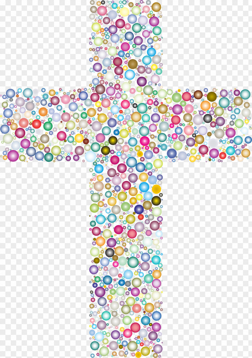 Colorful Christian Cross Desktop Wallpaper Clip Art PNG