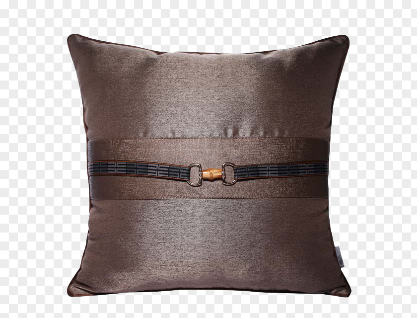 Dark Coffee Color Retro Decorative Pillow Throw Cushion Dakimakura PNG
