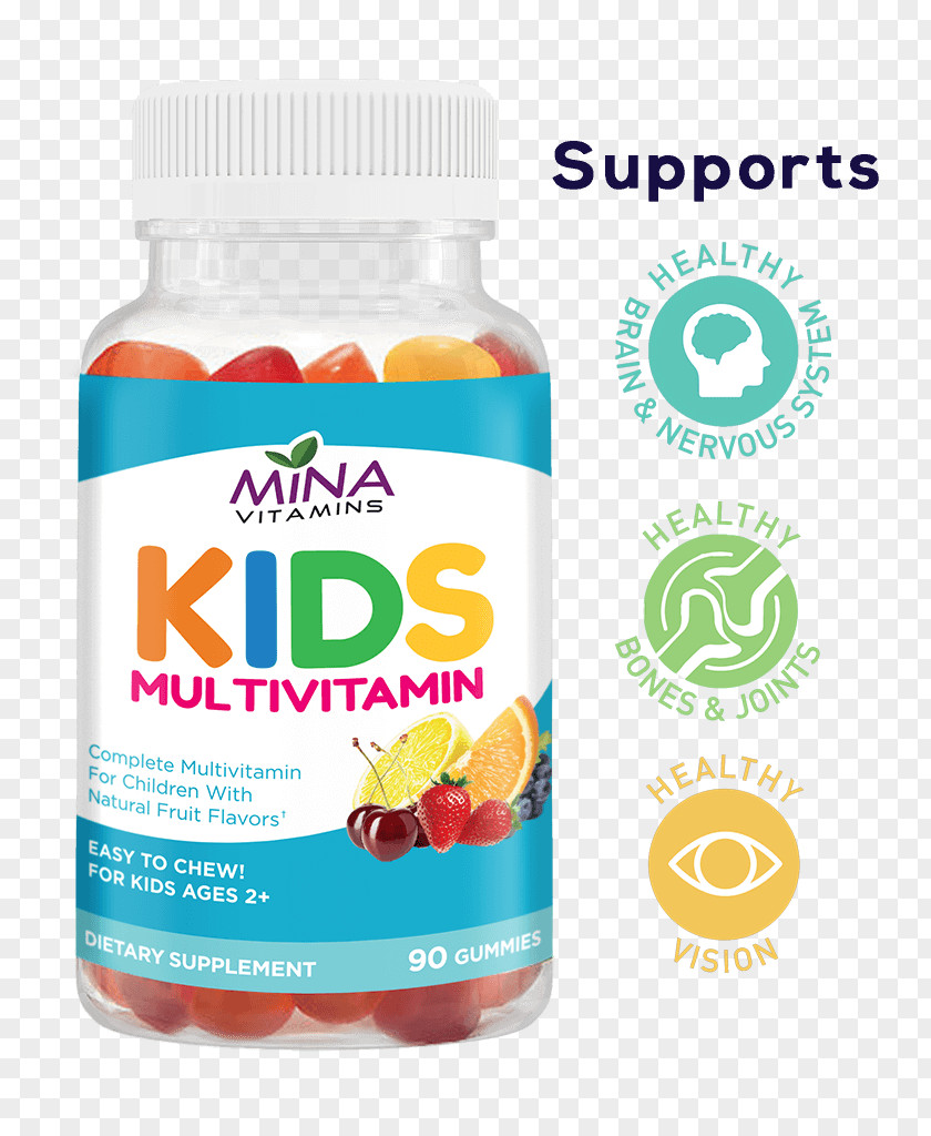 Child Dietary Supplement Gummi Candy Gummy Bear Multivitamin PNG