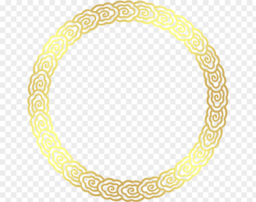Golden Circle Clip Art PNG