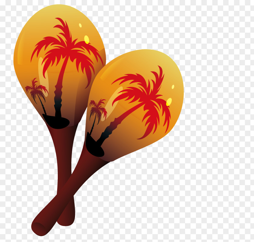 Trees Silhouette Maraca Musical Instruments Photography Illustration PNG