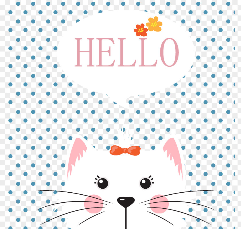 Vector Hello Neighbor Whiskers Kitten Clip Art PNG
