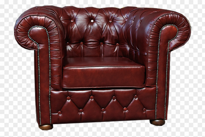 Chair Club Loveseat Leather Couch PNG