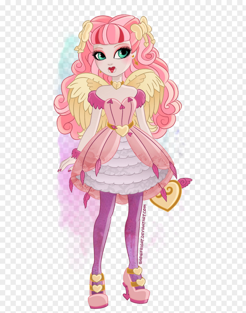 Cupid Ever After High Thronecoming Raven Queen PNG
