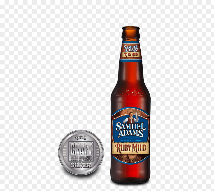 Dark Beer Mild Ale Samuel Adams Lager Bottle PNG