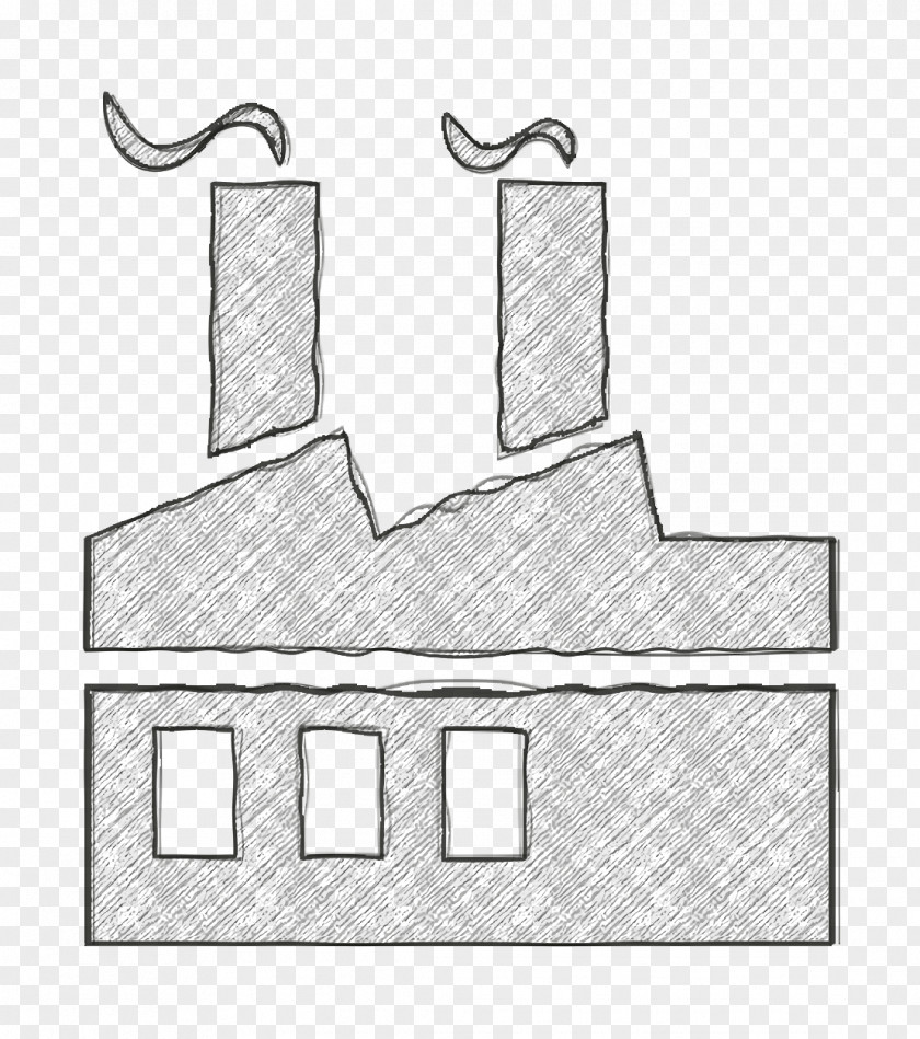 Industry Icon Buildings Factory PNG