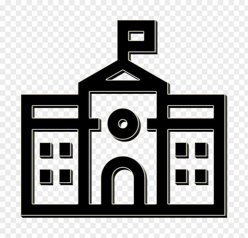 School Icon Urban Building PNG