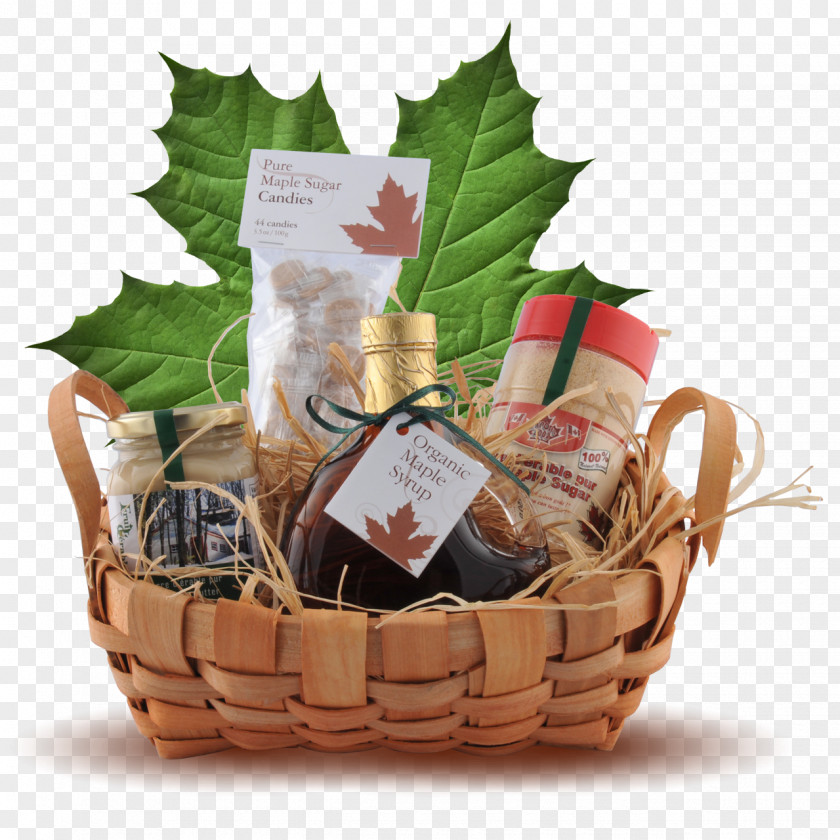Syrup Food Gift Baskets Hamper PNG