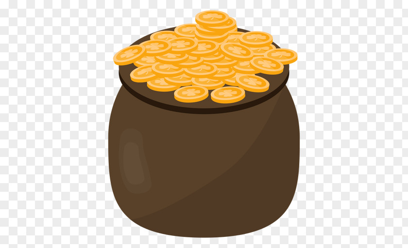 Cookie Jar Lid Gold Dollar Sign PNG