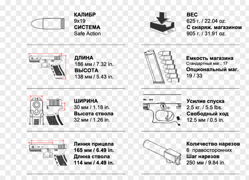 Glock 17 GLOCK Pistol Ges.m.b.H. 19 PNG