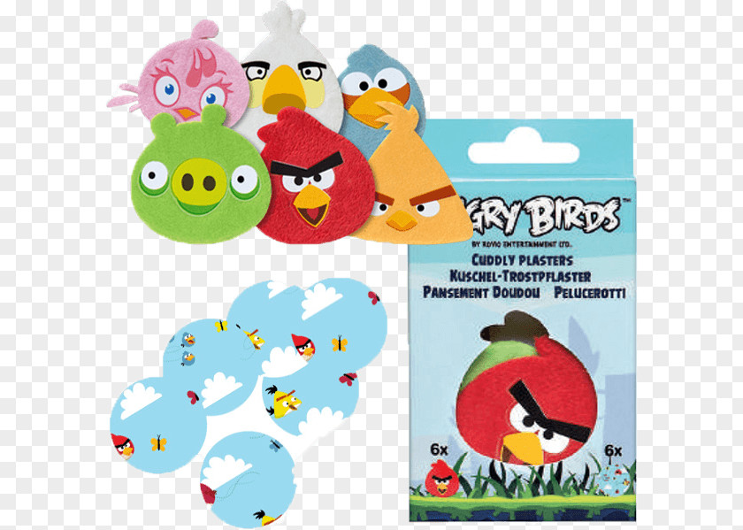 Angry Birds Blue Adhesive Bandage Child Plush .de PNG
