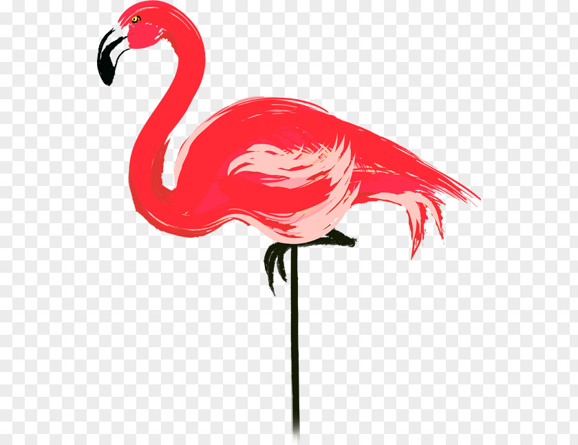 Flamingos Painting Royalty-free Drawing PNG