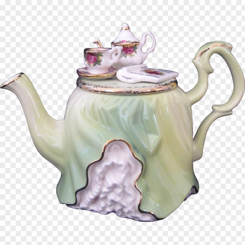 Tea Time Teapot Porcelain Tableware Ceramic Kettle PNG