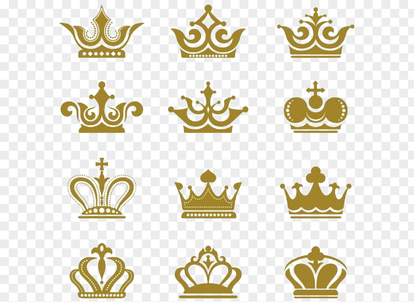 Crown Vector Logo Poster PNG