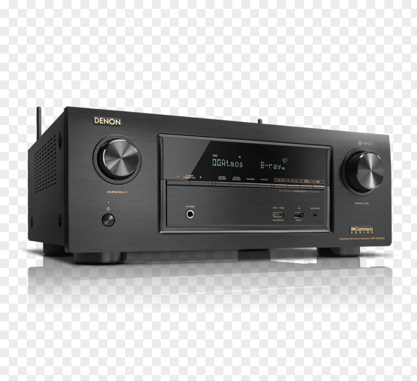 Denon AVR-X3400H 7.2 Channel AV Receiver AVR X3400H Dolby Atmos PNG