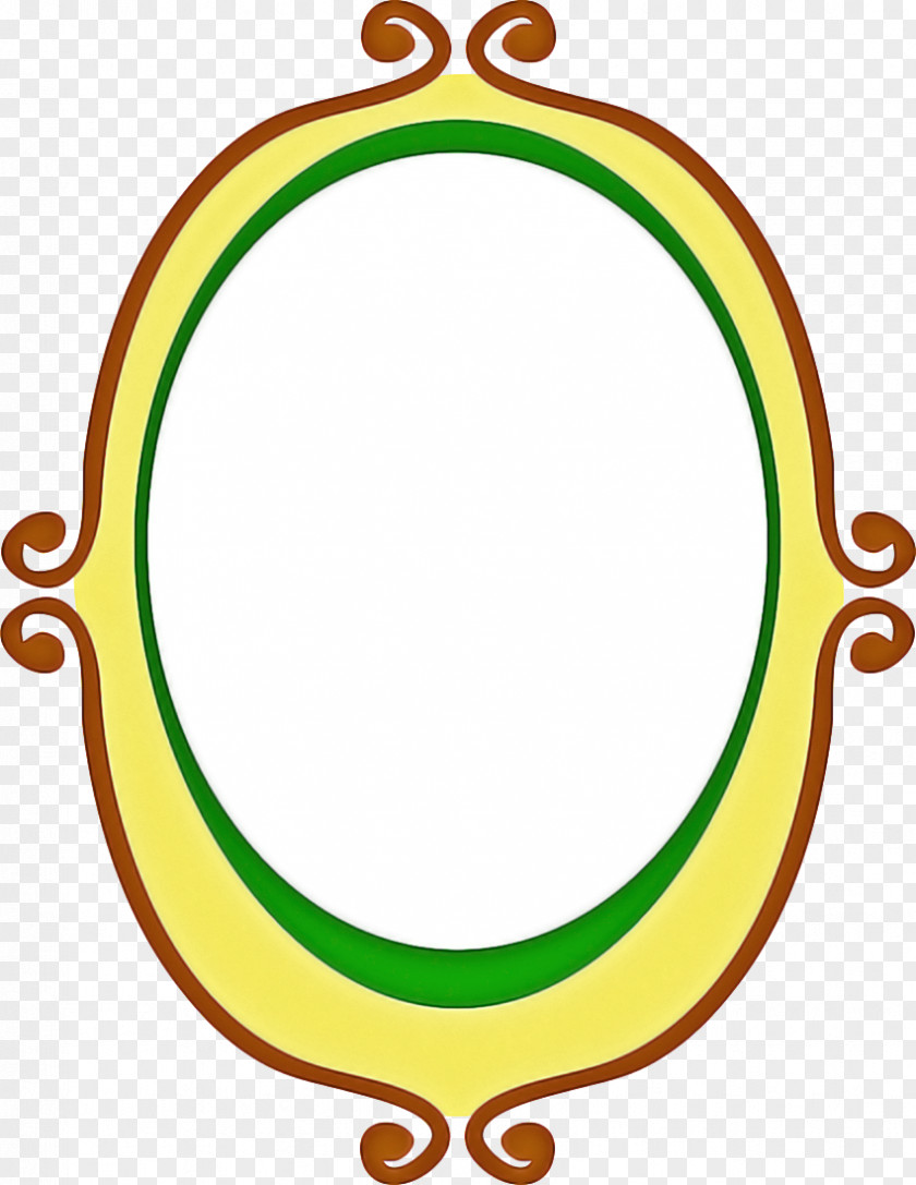Ornament Oval Circle Background Frame PNG