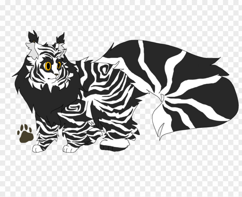 Snowy Owl Tiger Whiskers Cat White Character PNG
