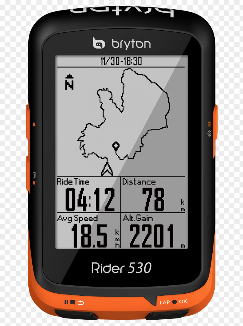 Bicycle GPS Navigation Systems Computers BRYTON Rider 330T 2018 Cycling PNG