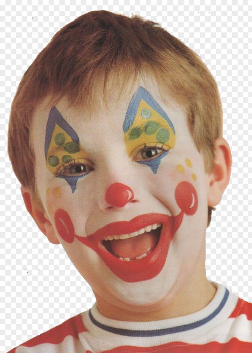 Clown Make-up Circus Face Painting PNG