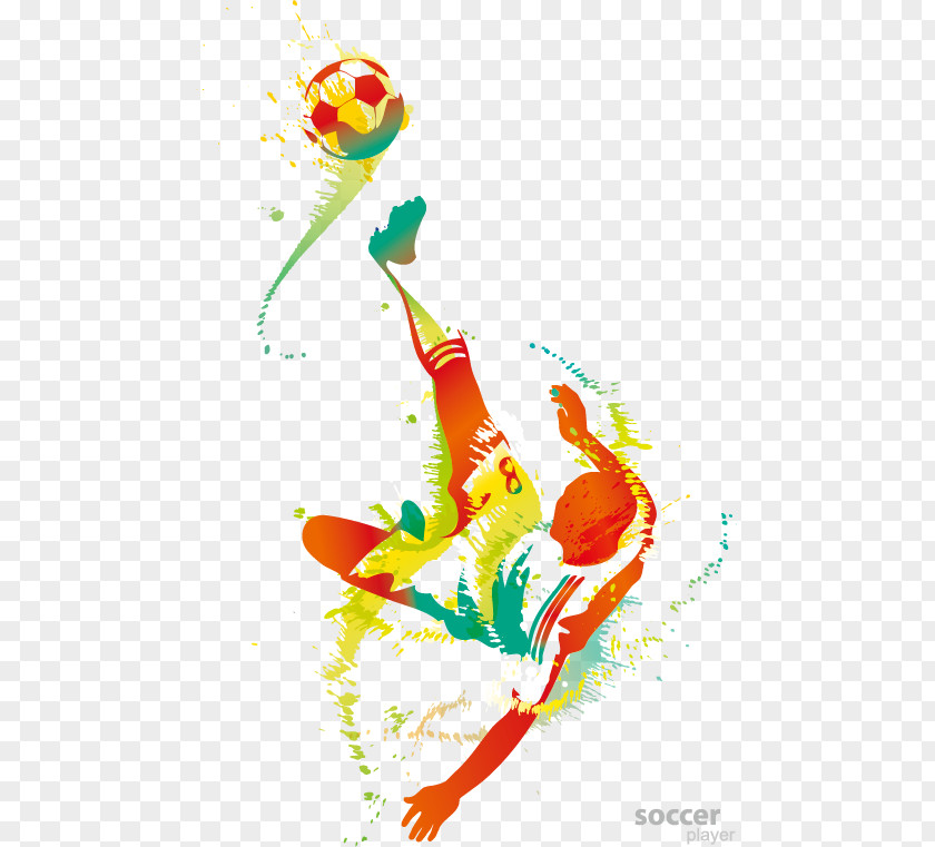 Footballer Template Download Football Player Kick PNG