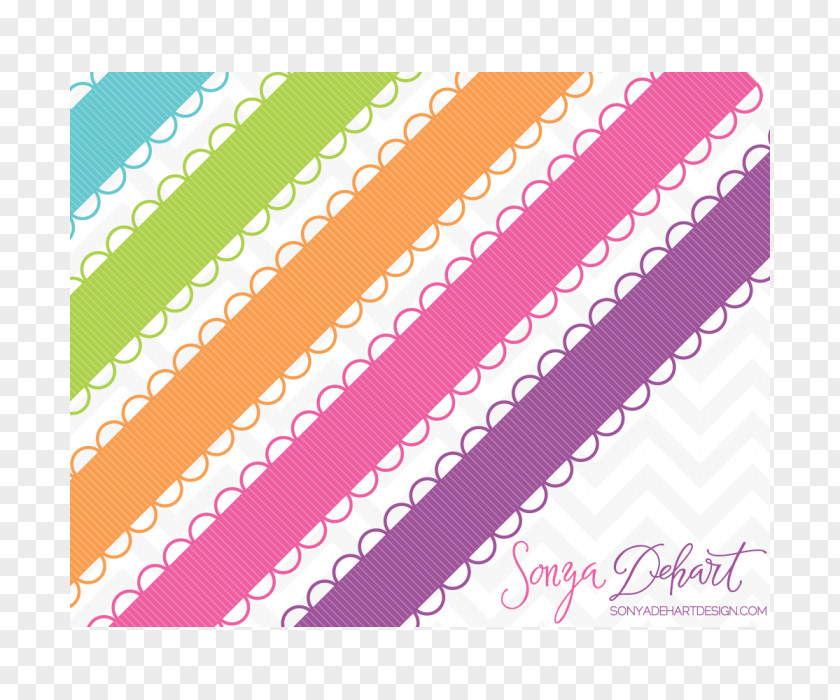 Pink Border Ribbon Polka Dot Clip Art PNG
