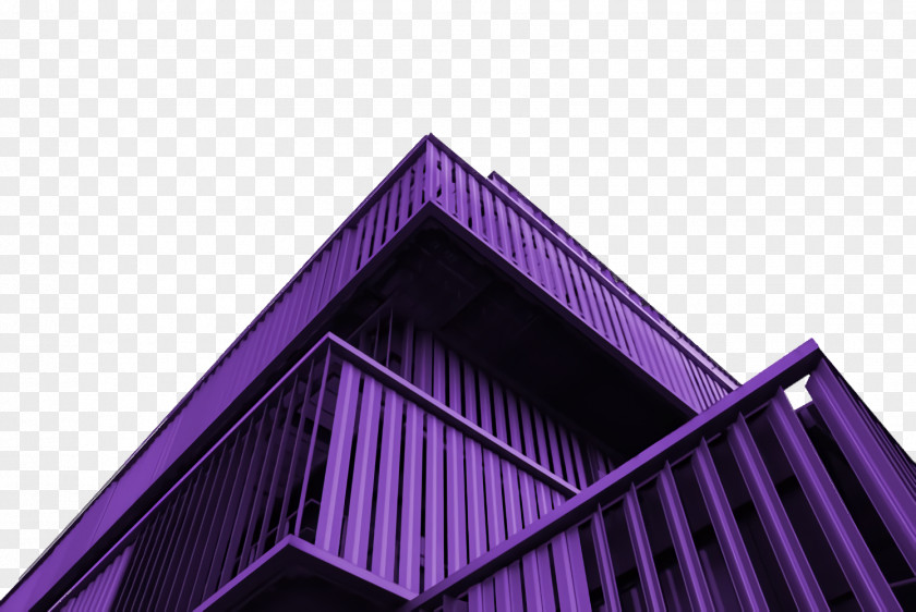 Triangle House Violet Purple Architecture Magenta Line PNG