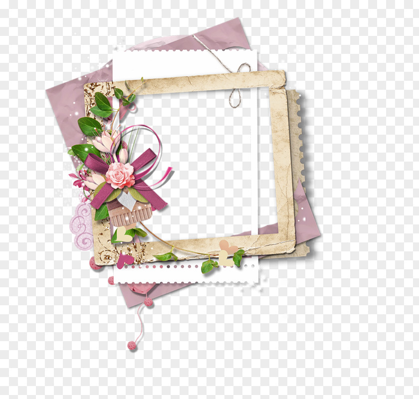 Collage Paper Picture Frames Scrapbooking PNG