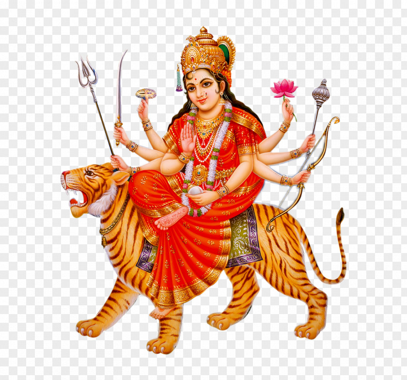 Goddess Durga Puja Mahadeva Ambika Mata Temple Navaratri PNG