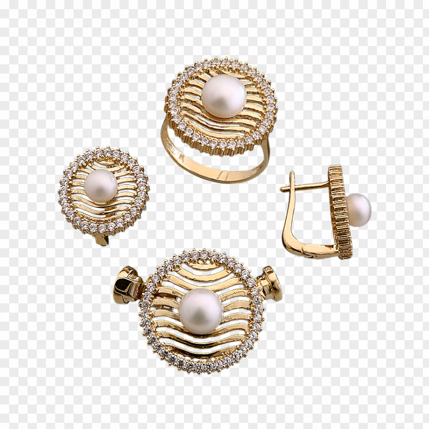 Jewellery Pearl Earring Body PNG